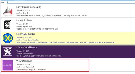 xrmtoolbox view designer|create view in dynamics 365.
